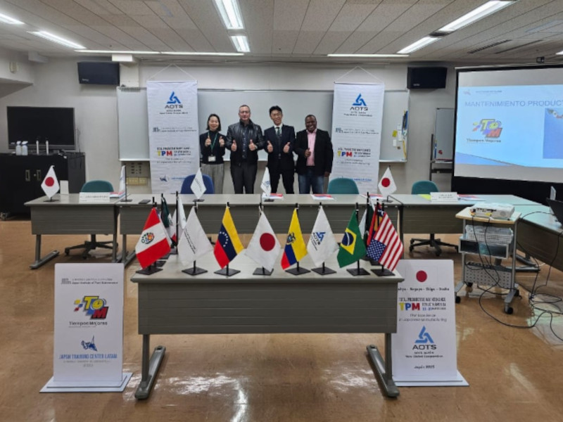 Inicia el Programa de Formación en TPM en Japón